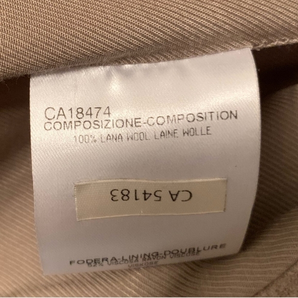 Stella McCartney Lana Wool Beige Coat - Picture 6 of 9